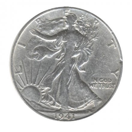 США 1/2 доллара 1941 год - &quot;D&quot; (Денвер)