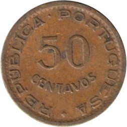 Ангола 50 сентаво 1961 год - VF