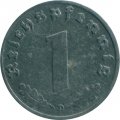 Третий Рейх 1 рейхспфенниг 1941 год (D)