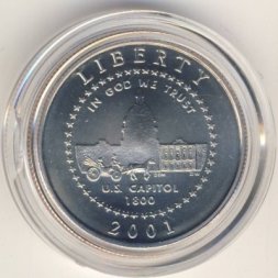 США 1/2 доллара 2001 год