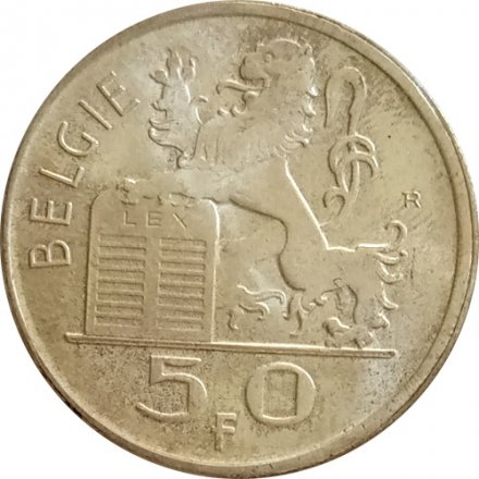 Бельгия 50 франков 1954 год (BELGIE)