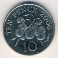 Гернси 10 пенсов 2006 год
