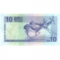 Намибия 10 долларов 1993 год - Газели - XF-
