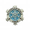 Значок ГДР. Schneekristall 1968. Снежинка