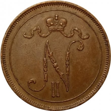 Финляндия 10 пенни 1916 год
