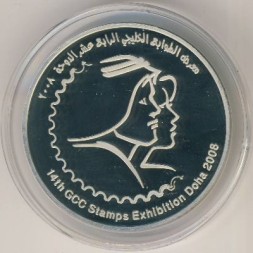 Катар 100 риалов 2008 год