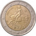 Греция 2 евро 2002 год - Похищение Европы (Отметка монетного двора: &quot;S&quot;)