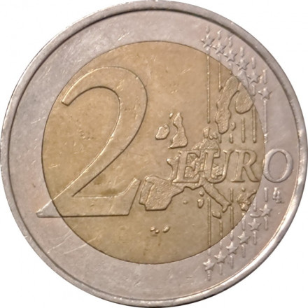 Греция 2 евро 2002 год - Похищение Европы (Отметка монетного двора: &quot;S&quot;)
