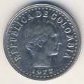 Колумбия 20 сентаво 1977 год