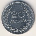 Колумбия 20 сентаво 1977 год
