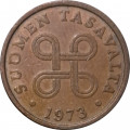 Финляндия 5 пенни 1973 год
