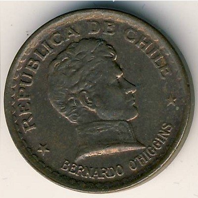 Чили 20 сентаво 1953 год