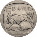 ЮАР 5 рэндов 1995 год - Антилопа гну