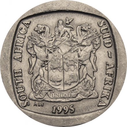 ЮАР 5 рэндов 1995 год - Антилопа гну
