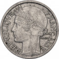 Франция 2 франка 1948 год (без отметки МД)