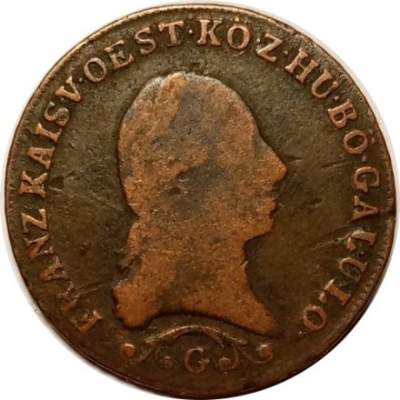 Австрия 1 крейцер 1812 год (G)