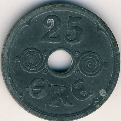 Дания 25 эре 1941 год