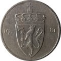 Норвегия 50 эре 1981 год