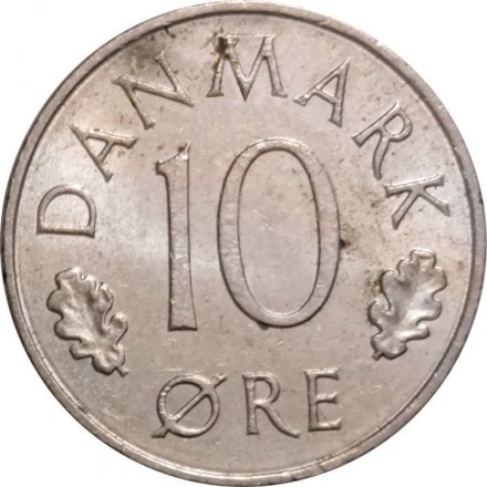 Дания 10 эре 1986 год