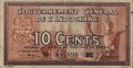 Французский Индокитай 10 центов 1939 год