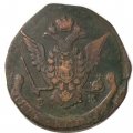 5 копеек 1774 год ЕМ Екатерина II (1762 - 1796) - орёл 1770-1777, нового образца - VF
