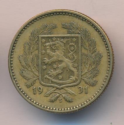 Финляндия 5 марок 1931 год