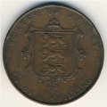 Джерси 1/13 шиллинга 1844 год