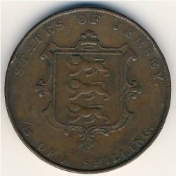 Джерси 1/13 шиллинга 1844 год