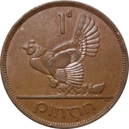Ирландия 1 пенни 1963 год
