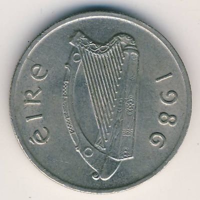 Ирландия 5 пенсов 1986 год
