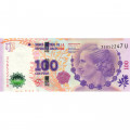 Аргентина 100 песо 2015 год - Мария Эва Дуарте де Перон UNC