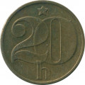 Чехословакия 20 геллеров 1973 год