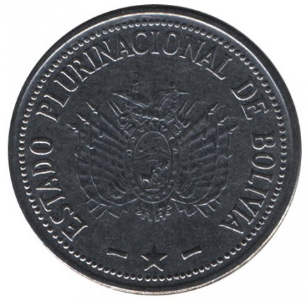 Боливия 20 сентаво 2010 год