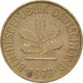 ФРГ 5 пфеннигов 1977 год - D