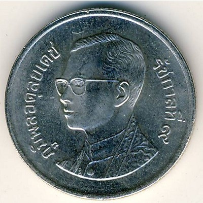 Таиланд 1 бат 2002 год - Храм Ват Пхракэу