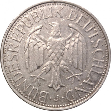 ФРГ 1 марка 1988 год (J)