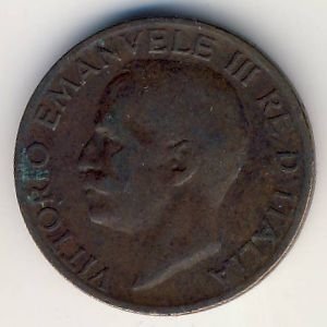 Италия 5 чентезимо 1922 год