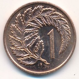 Новая Зеландия 1 цент 1980 год