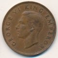Новая Зеландия 1 пенни 1943 год - Новозеландский туи