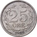 Швеция 25 эре 1905 год