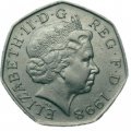 Великобритания 50 пенсов 1998 год