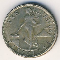 Филиппины 10 сентаво 1944 год