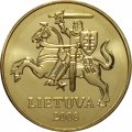 Литва 20 центов 2008 год UNC