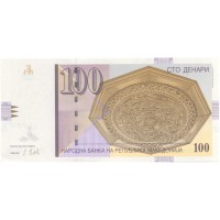 Македония 100 динаров 2018 год - UNC