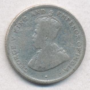 Цейлон 25 центов 1920 год