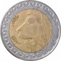 Алжир 20 динаров 2007 год - Берберийский лев