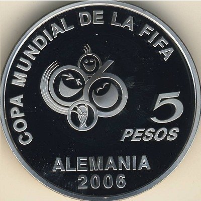 Аргентина 5 песо 2003 год