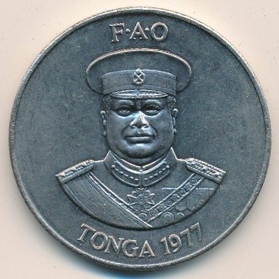 Тонга 2 паанга 1977 год