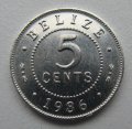 Белиз 5 центов 1986 год
