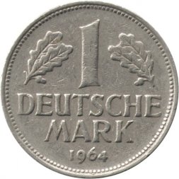 ФРГ 1 марка 1964 год (D)